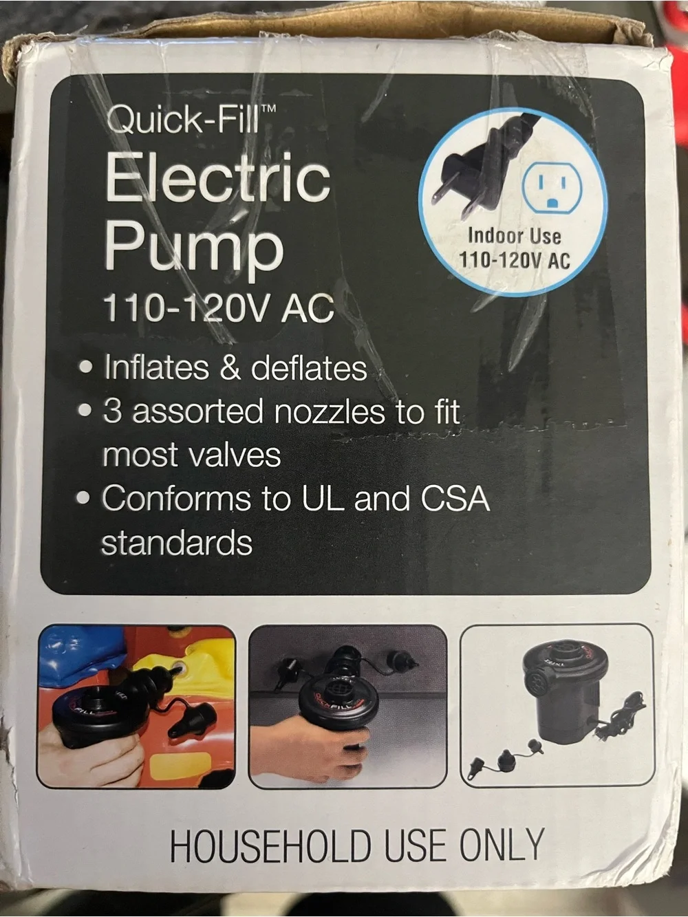Intex Electric Quick-Fill Pump - Black